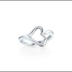 Authentic Tiffany & Co Open Heart Ring